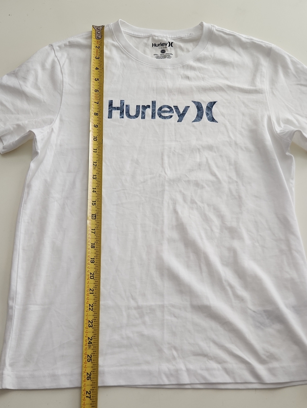 Hurley White Short Sleeve Graphic Logo T-Shirt S - Picture 4 of 6